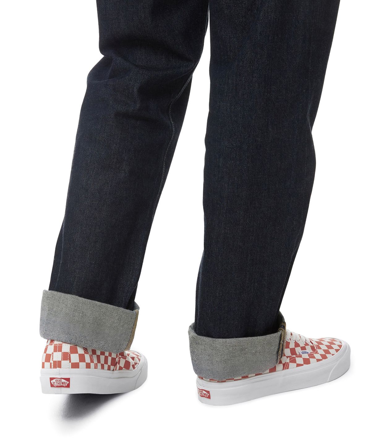 반스(VANS) 어센틱 44 DX - (애너하임 팩토리) 체커보드 번트 오렌지 / VN0A5KX4BTO1