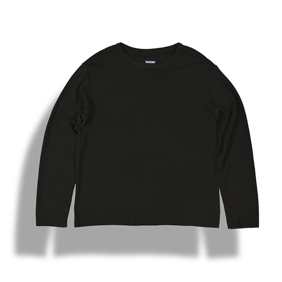 안트렉트(ENTRACTE) Long Sleeve Cotton Knit BLACK