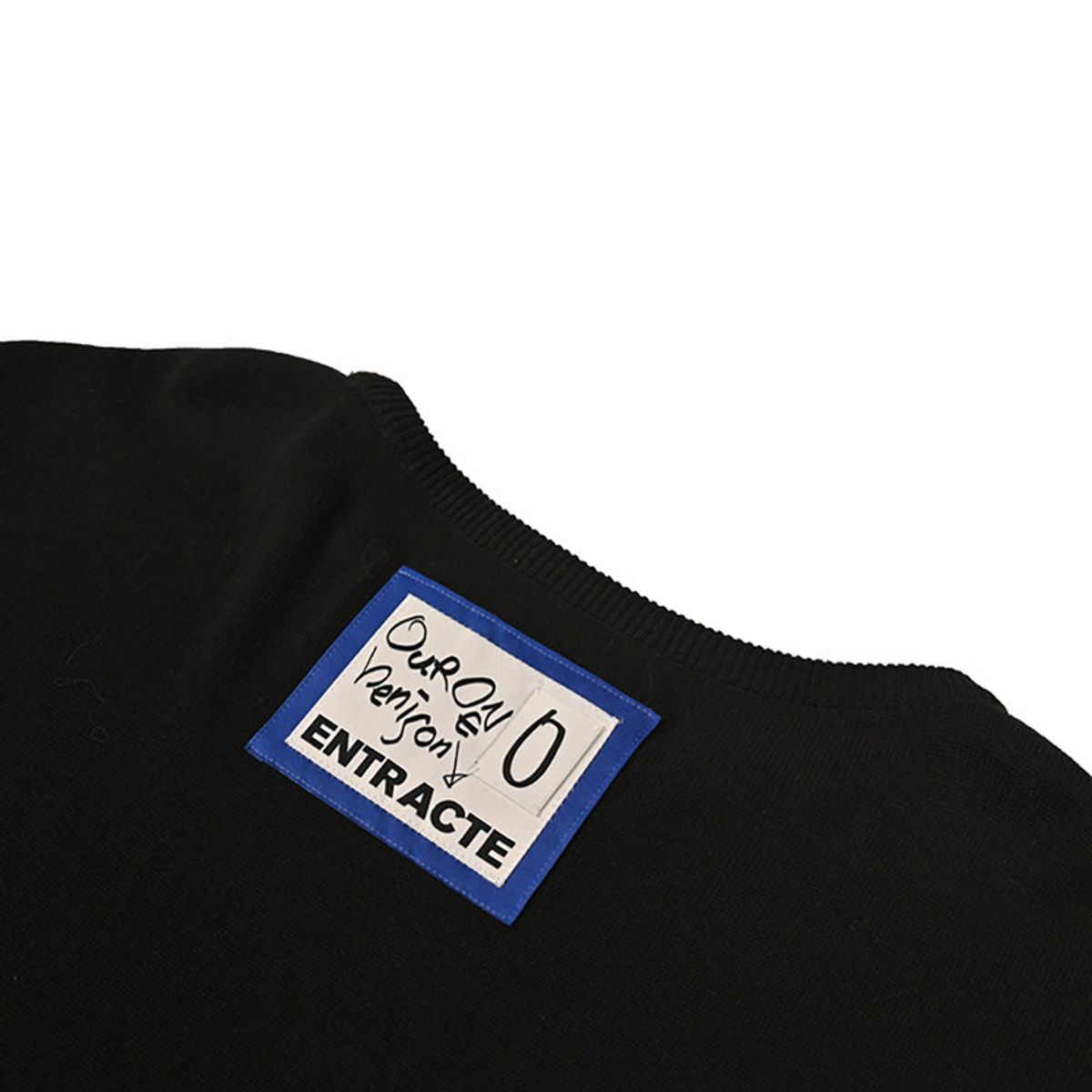 안트렉트(ENTRACTE) Long Sleeve Cotton Knit BLACK