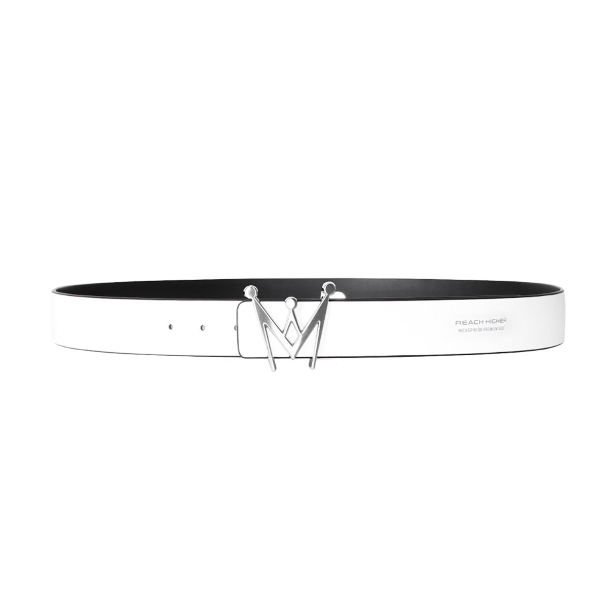 미스페라(MEASPHERA) CROWN REVERSIBLE BELT SILVER