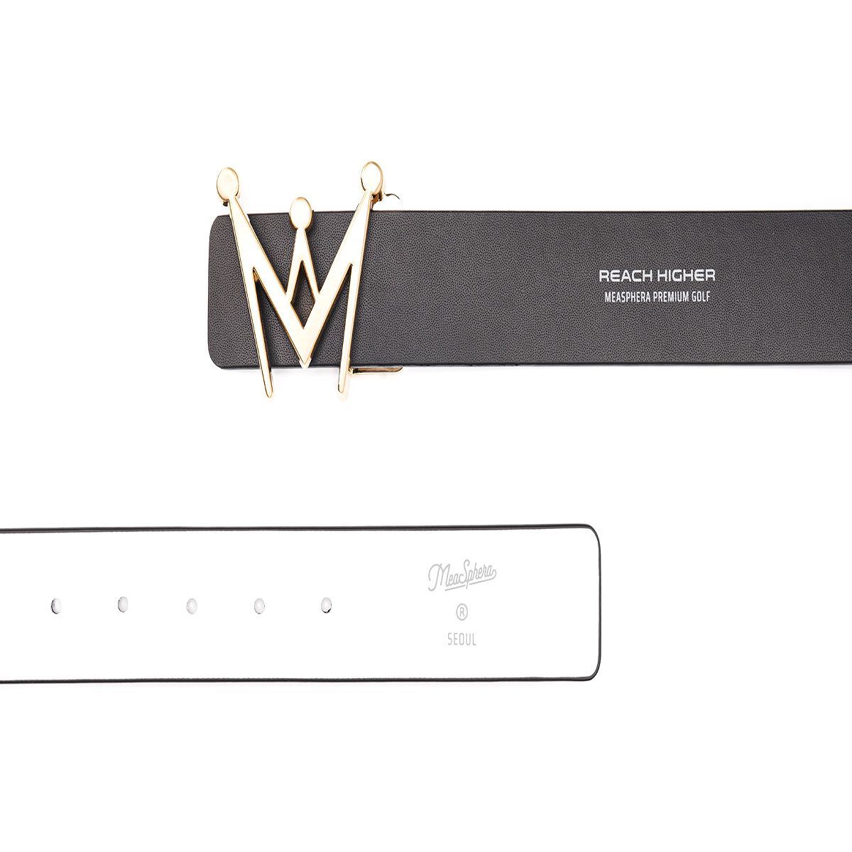 미스페라(MEASPHERA) CROWN REVERSIBLE BELT GOLD