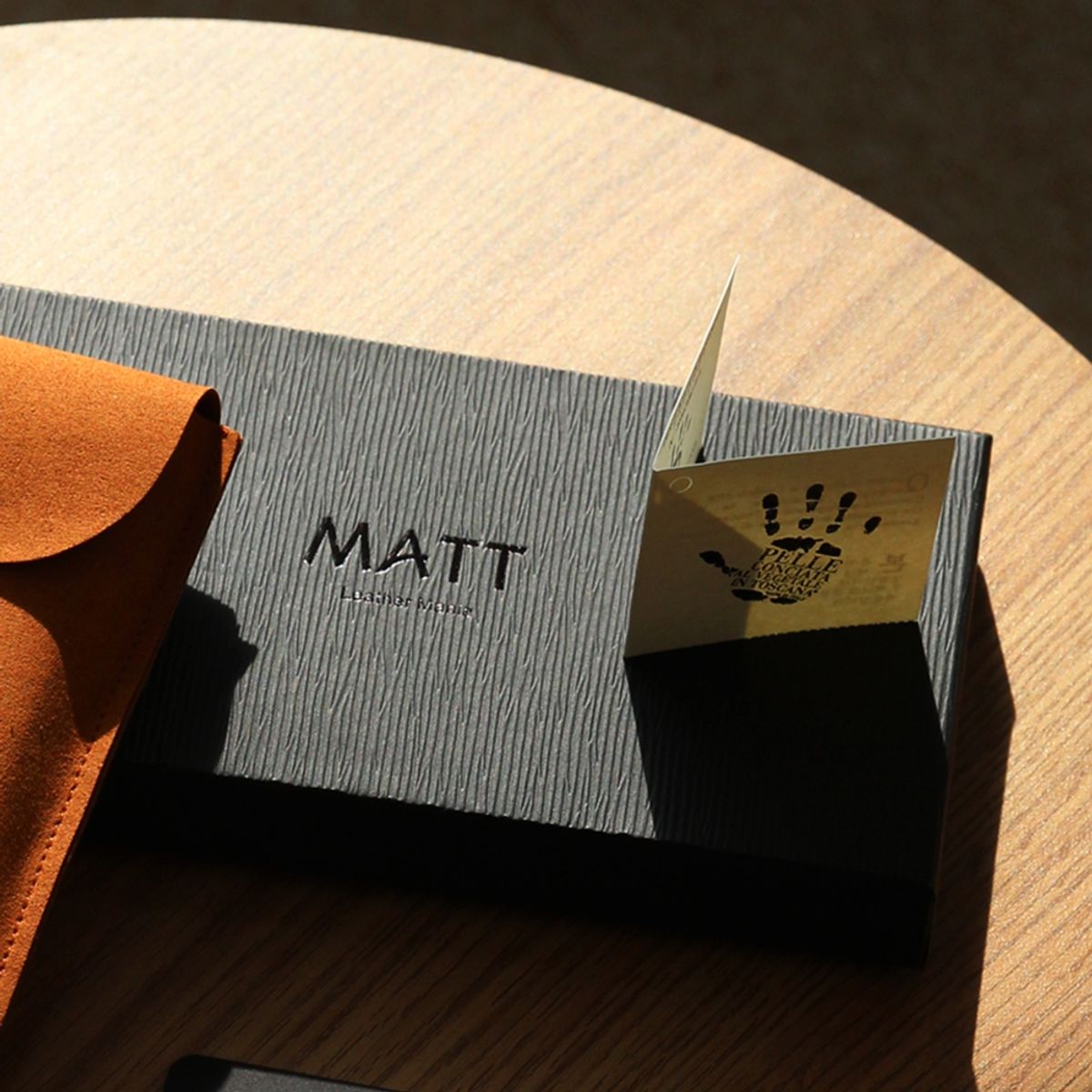 마뜨(MATT) 푸에블로 베지터블  소가죽  CEO 수첩 미니 가죽 다이어리 커버 [오르텐블루]