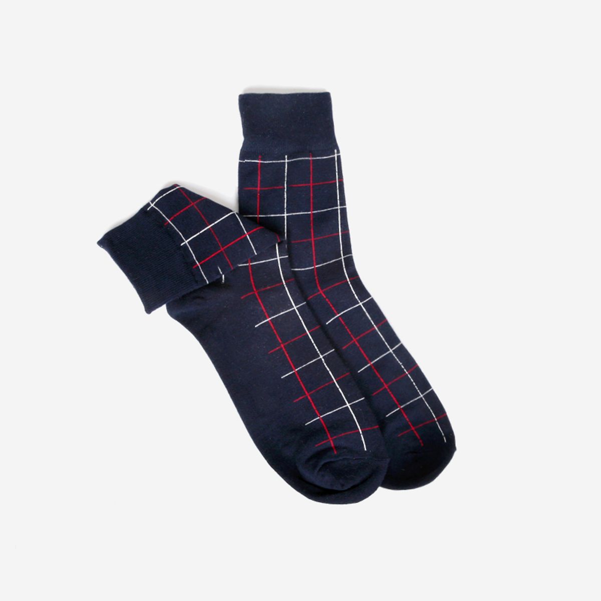 삭스에이(SOCKSA) [10PACK] 유니섹스 베이직 200N 그리드 긴양말