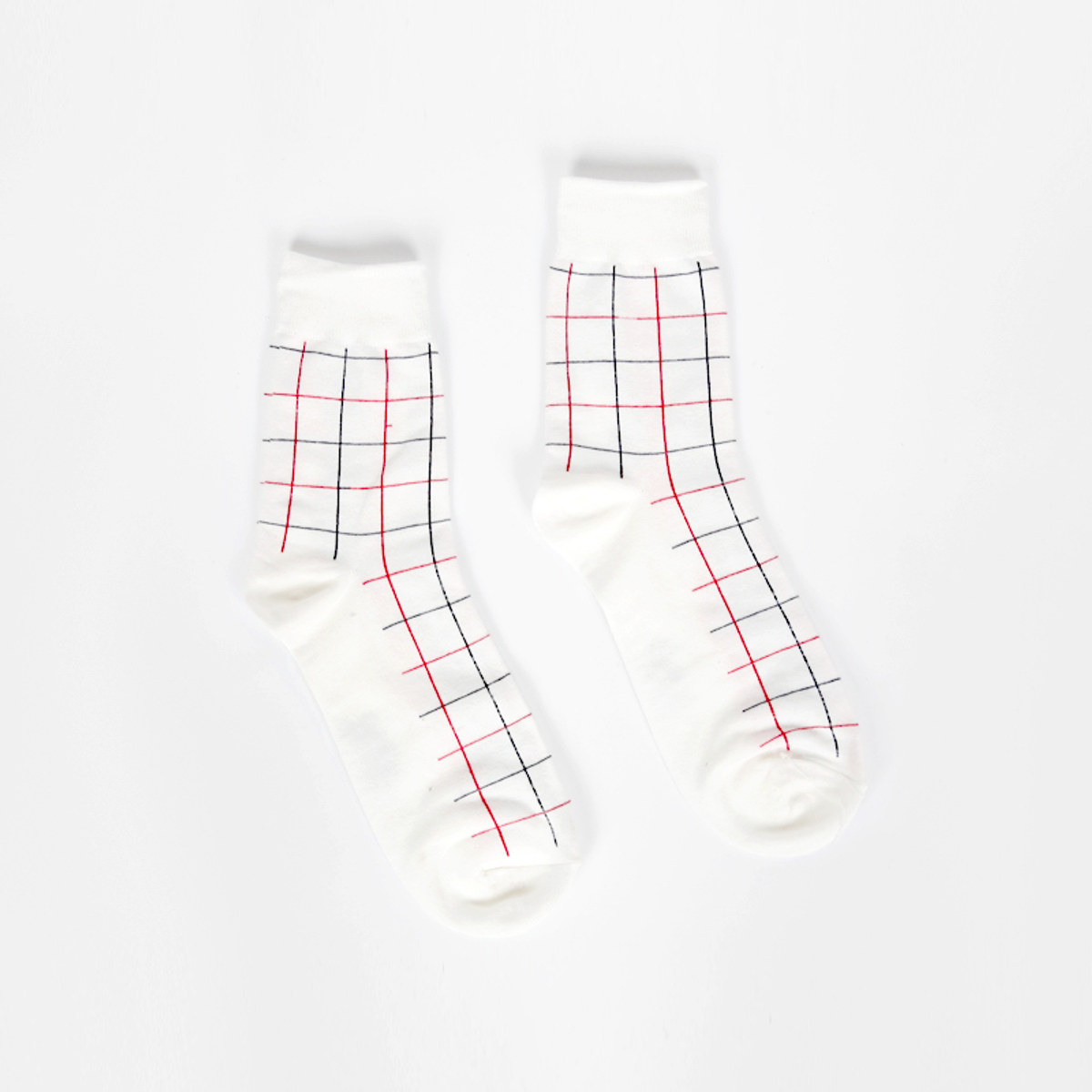 삭스에이(SOCKSA) [10PACK] 유니섹스 베이직 200N 그리드 긴양말