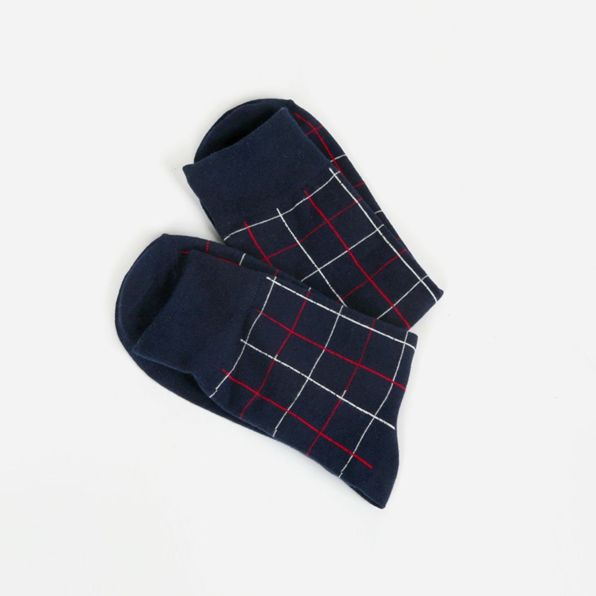 삭스에이(SOCKSA) [10PACK] 유니섹스 베이직 200N 그리드 긴양말