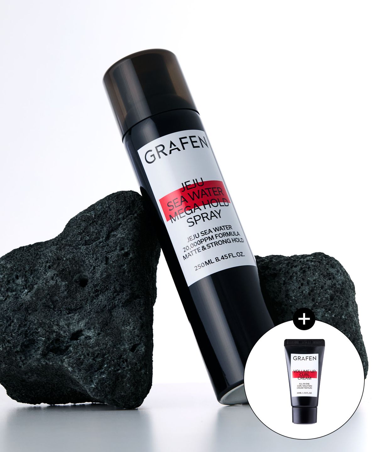 그라펜(GRAFEN) 제주 해수 메가 홀드 스프레이 250ml (+볼륨업 컬크림 30ml 증정)