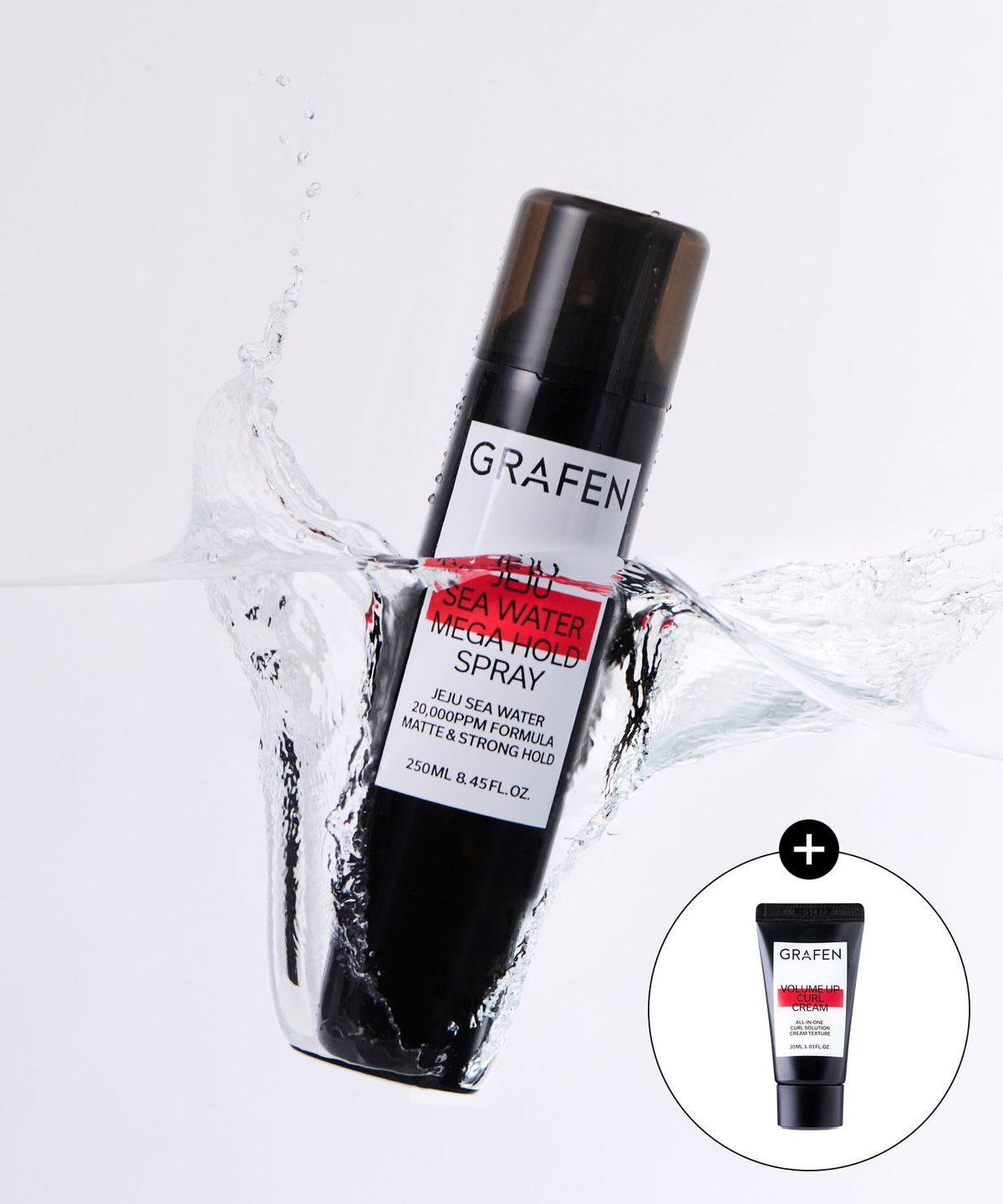 그라펜(GRAFEN) 제주 해수 메가 홀드 스프레이 250ml (+볼륨업 컬크림 30ml 증정)