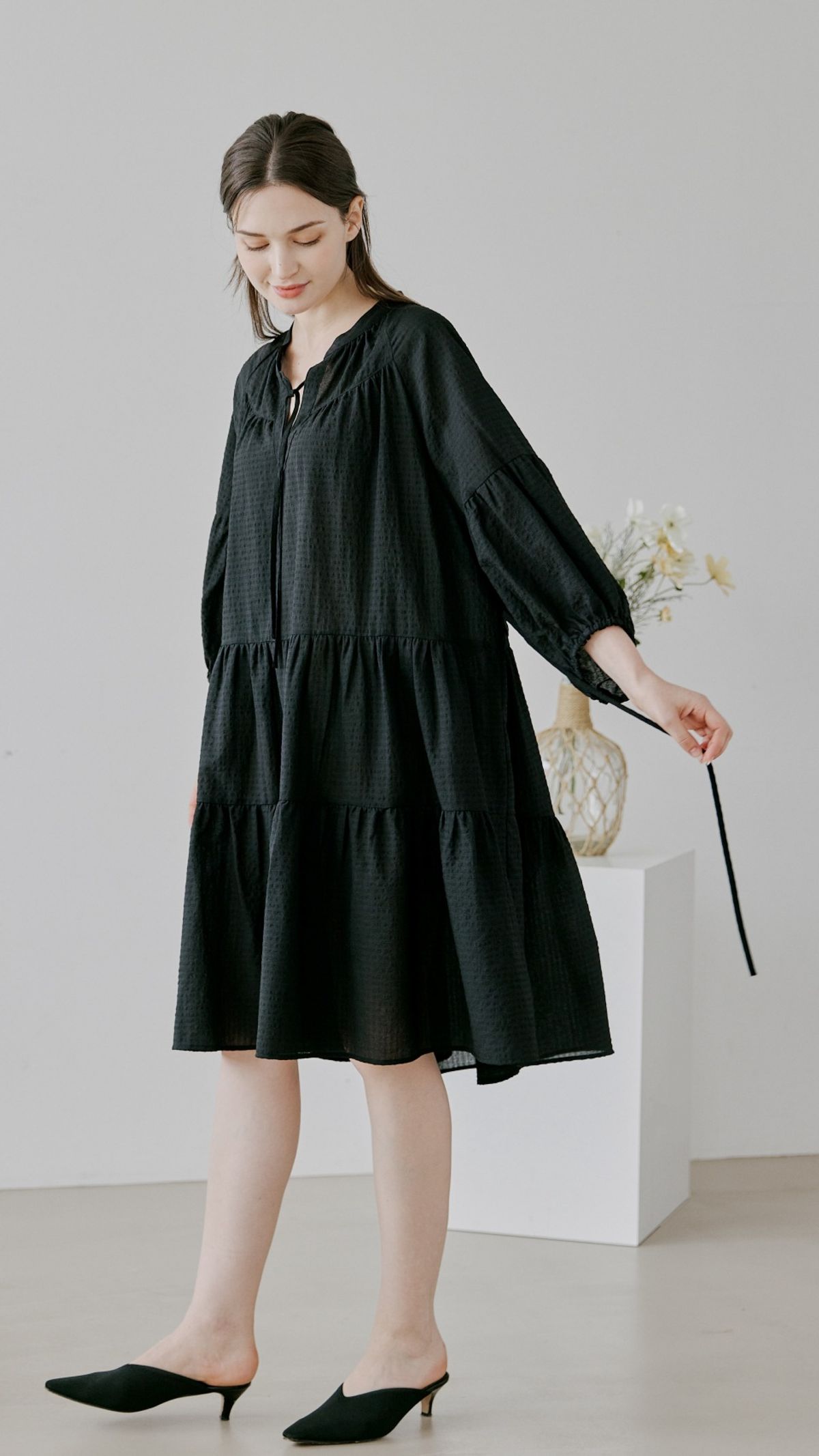 벨르마(BELLEMA) Shirring dress