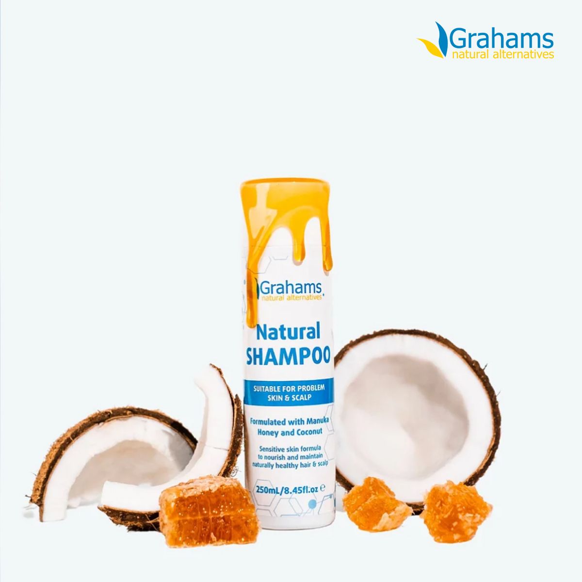 그라함스(GRAHAMS) 내추럴 샴푸 250ml X3개