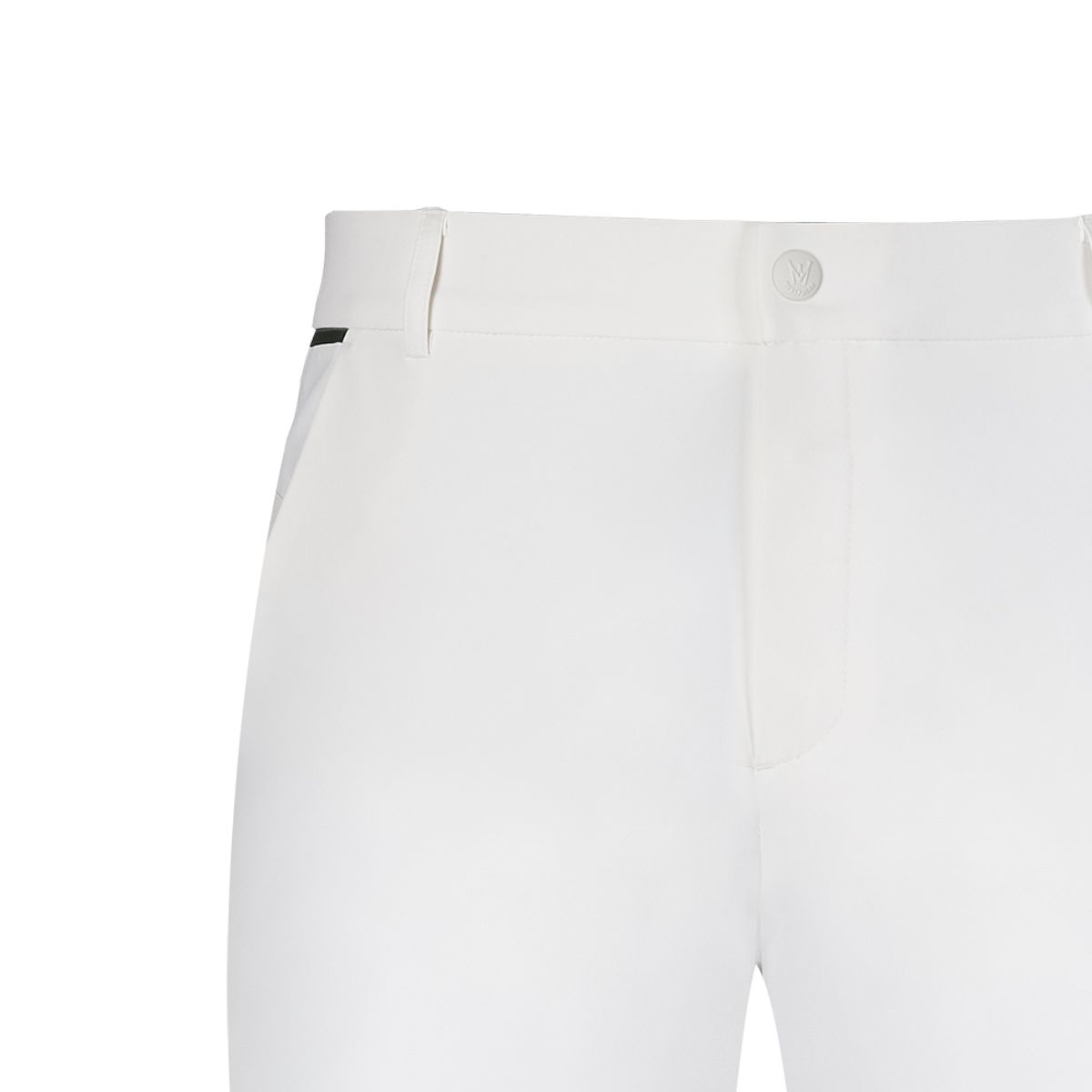 미스페라(MEASPHERA) WOMEN STANDARD-FIT ESSENTIAL PANTS WHITE