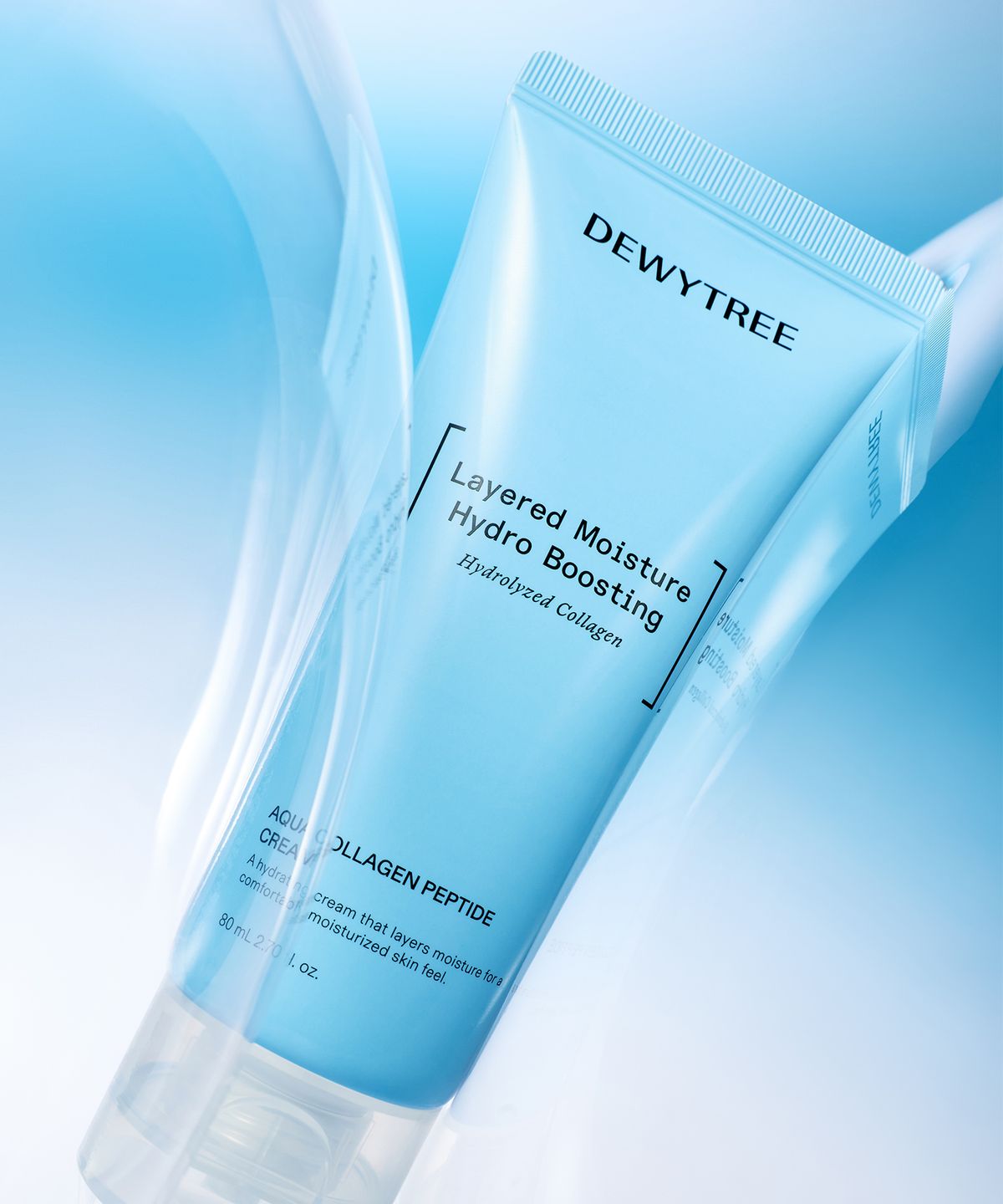 듀이트리(DEWYTREE) [2EA] 아쿠아 콜라겐 펩타이드 EX 멀티 크림 80ml(토너 9ml 증정)