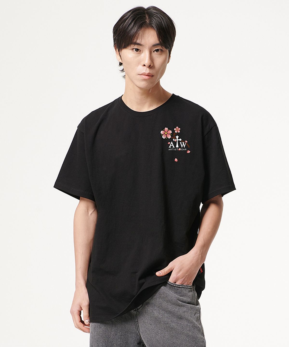 아티스트웨어(ARTISTWEAR) [ATW] 조선드래곤 반팔티_BK