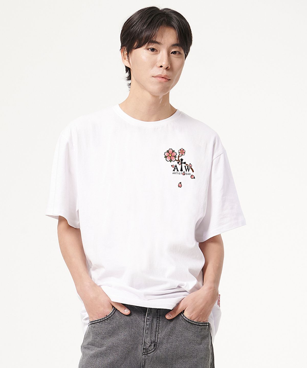 아티스트웨어(ARTISTWEAR) [ATW] 조선드래곤 반팔티_WH