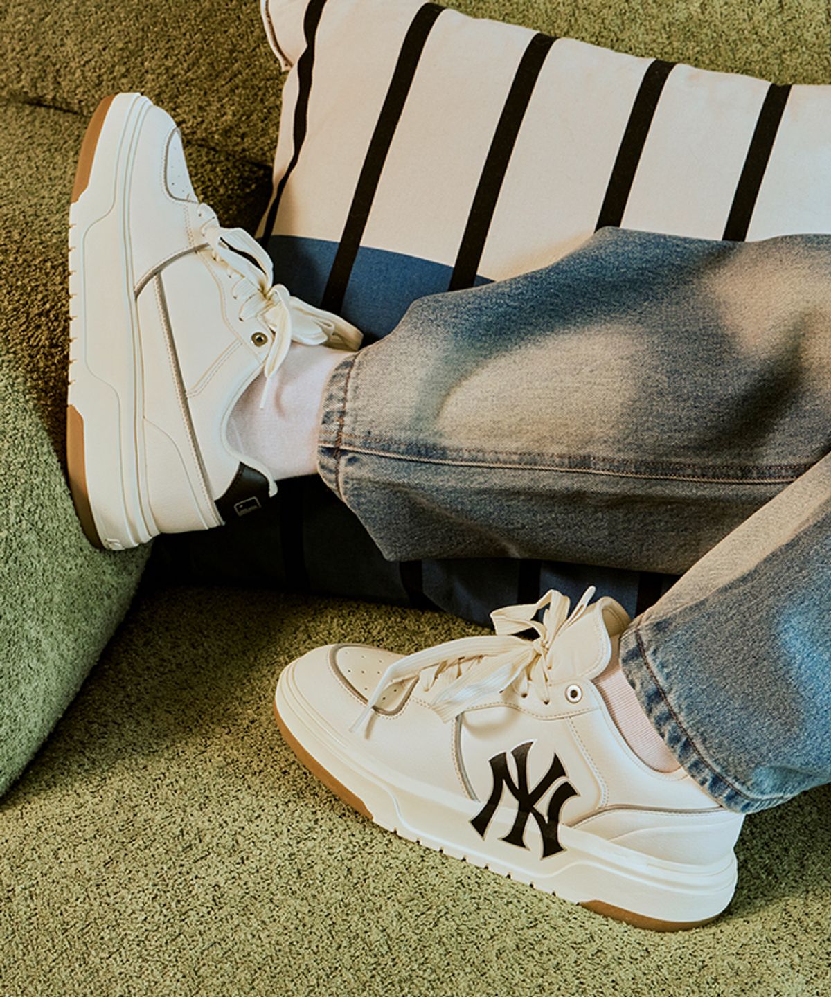 엠엘비(MLB) 청키 라이너 (CHUNKY LINER) NY (Ivory)
