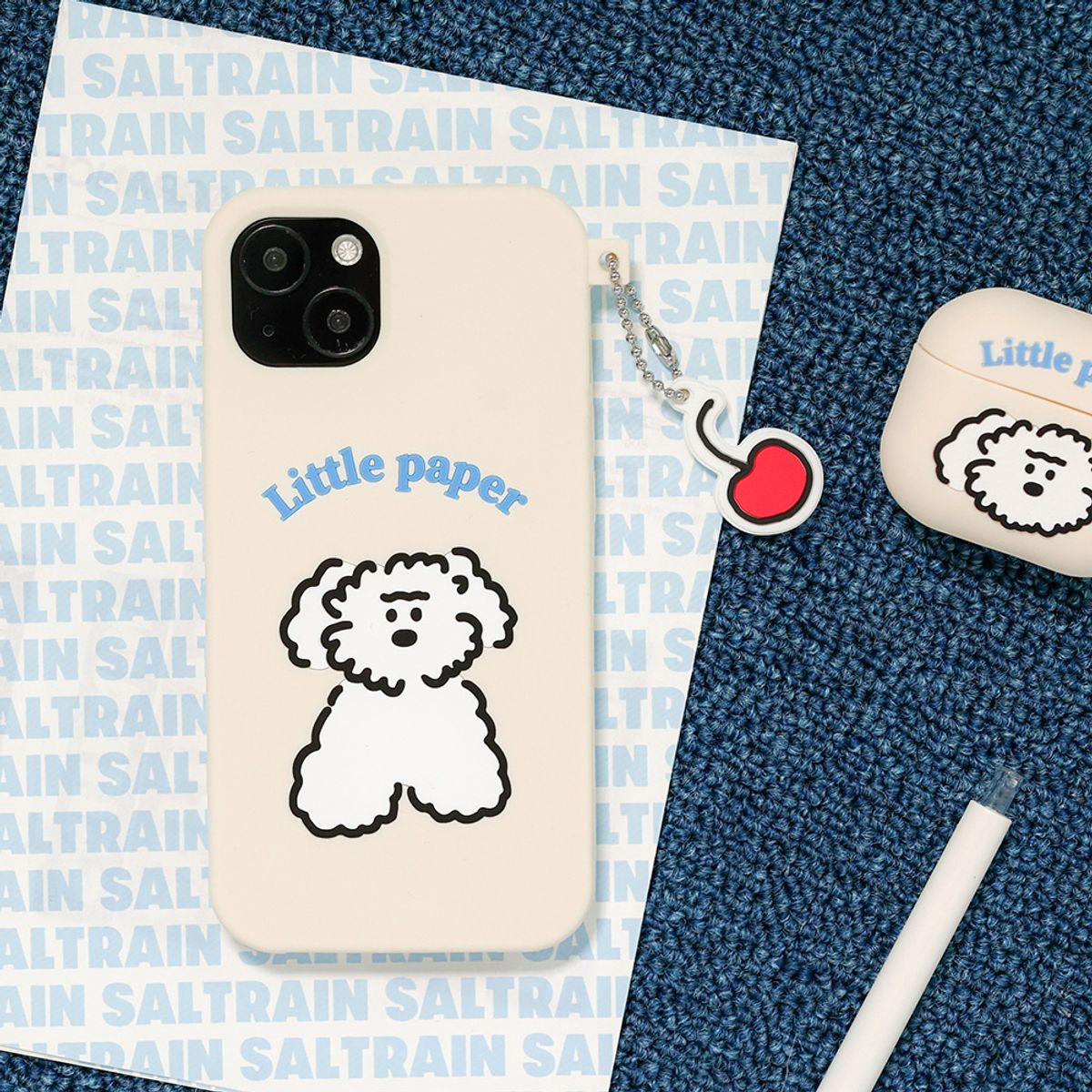 브런치브라더(BRUNCH BROTHER) Little PaPer 구름이 실리콘 케이스 iPhone13