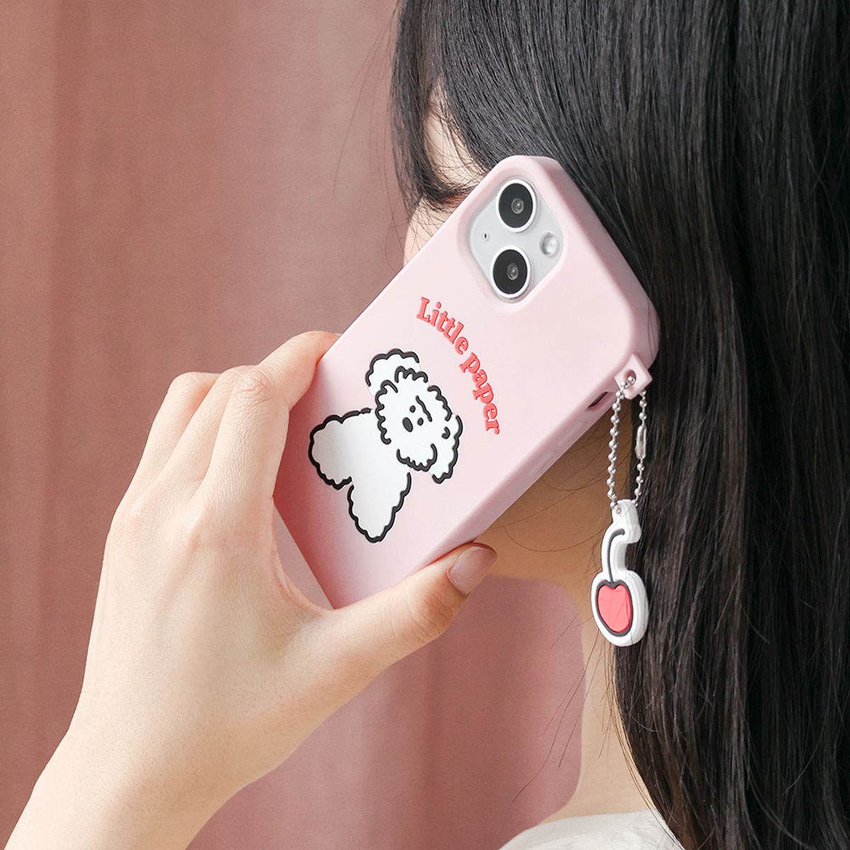 브런치브라더(BRUNCH BROTHER) Little PaPer 구름이 실리콘 케이스 iPhone13