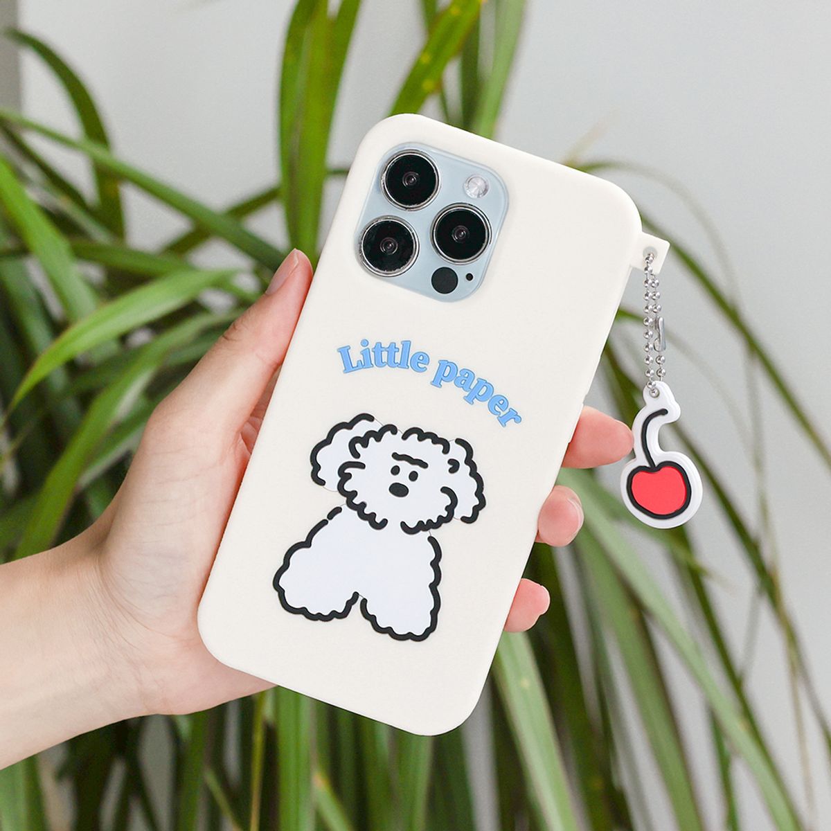 브런치브라더(BRUNCH BROTHER) Little PaPer 구름이 실리콘 케이스 iPhone13