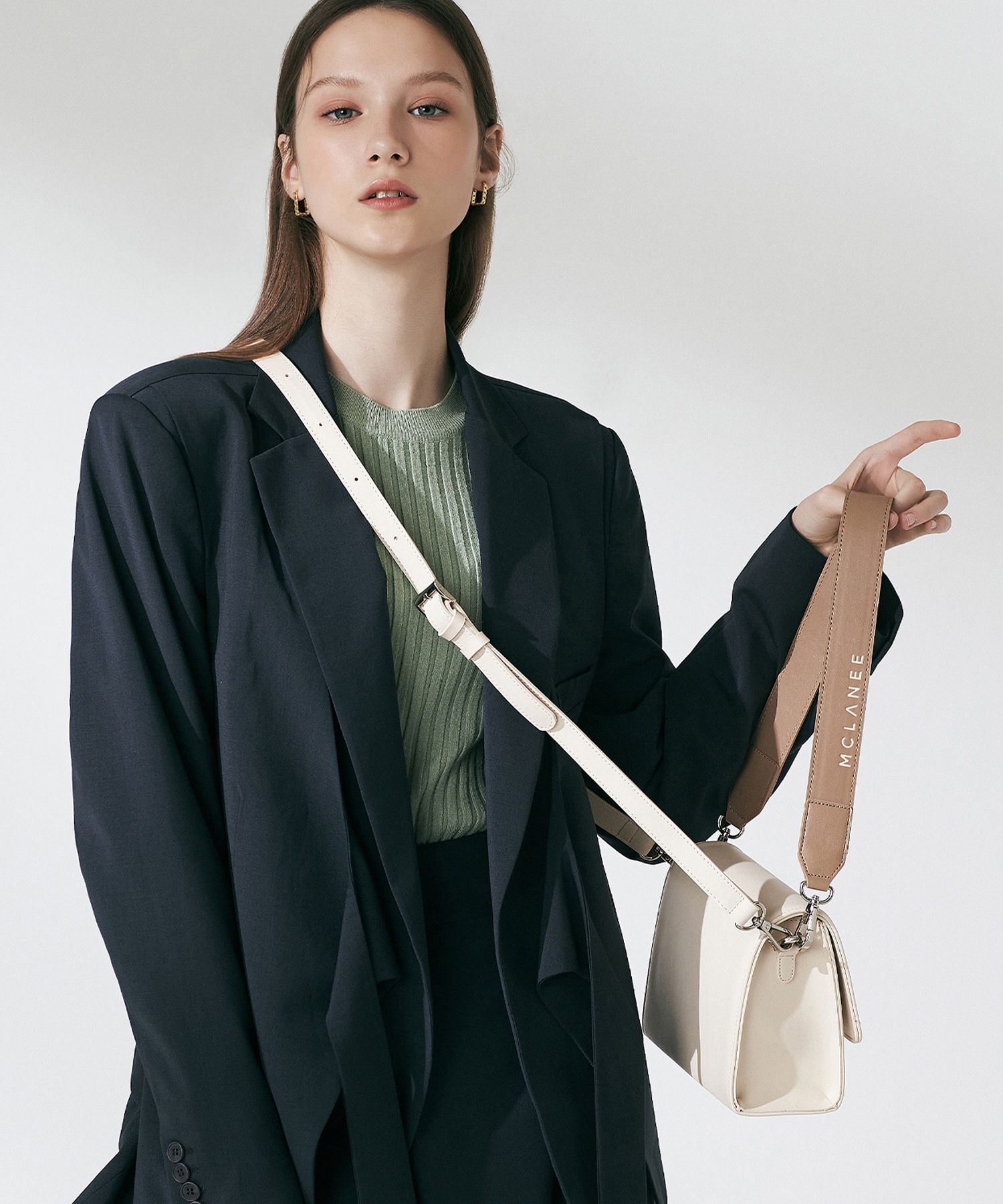 ショルダーバッグ・ポシェット ^MCLANEE^ Lapis shoulder and cross bag lapeas MUSINSA | MCLANEE Lapis shoulder and cross bag