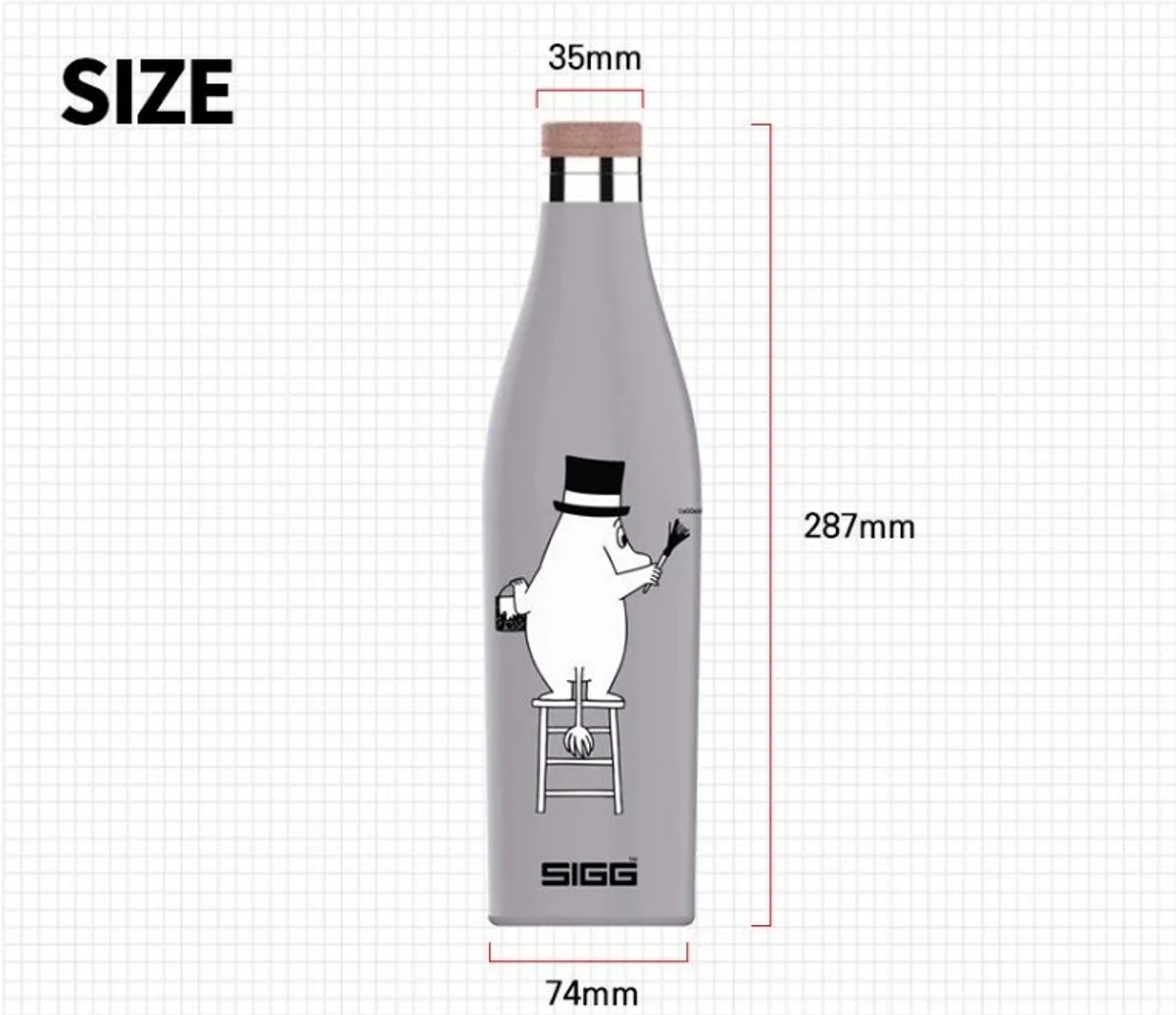 지그(SIGG) 지그 X 무민 메리디안 워터 보틀 700미리
