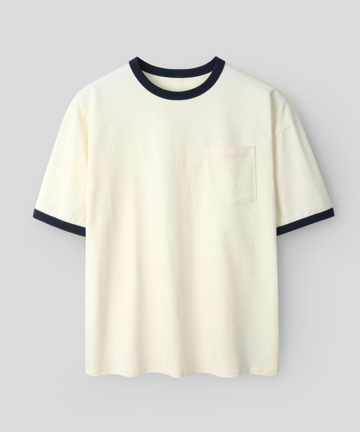 인더스트(INDUST) 고밀도 포켓 링거 반팔 티셔츠_7COLOR