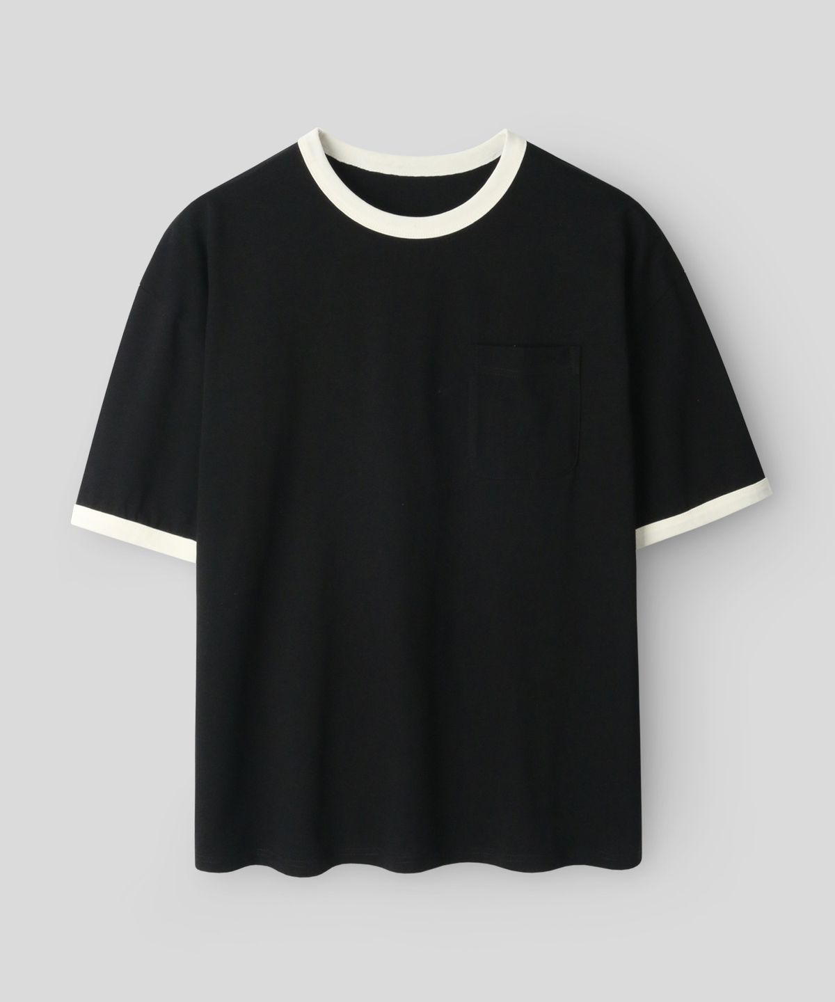 인더스트(INDUST) 고밀도 포켓 링거 반팔 티셔츠_7COLOR