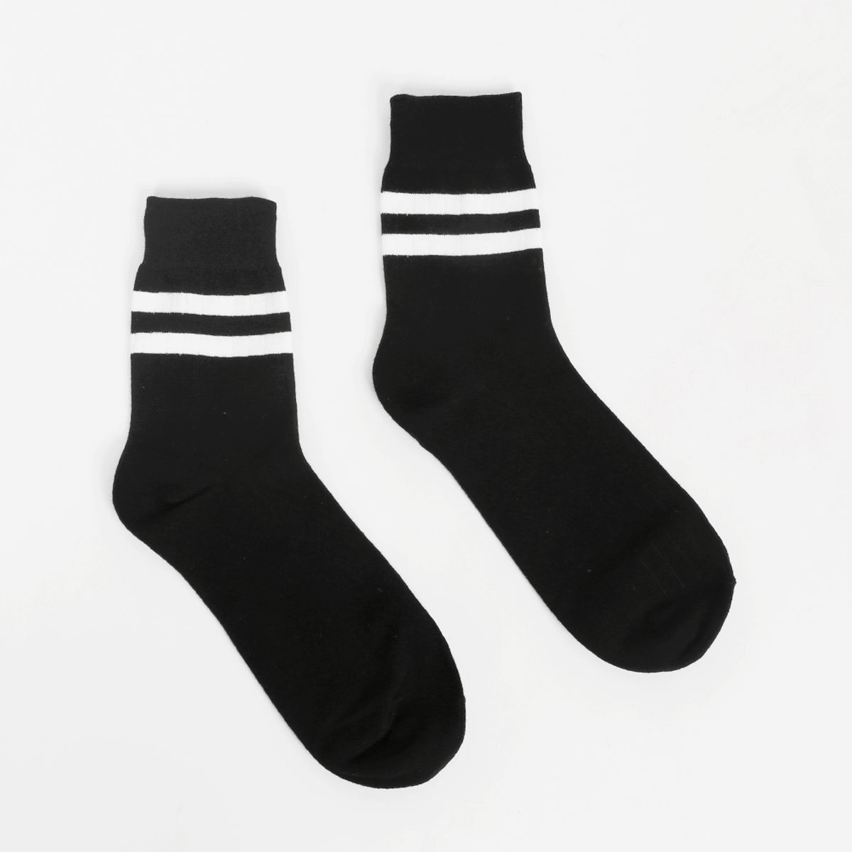 삭스에이(SOCKSA) [10PACK] 유니섹스 베이직 200N 투라인 골지 긴양말
