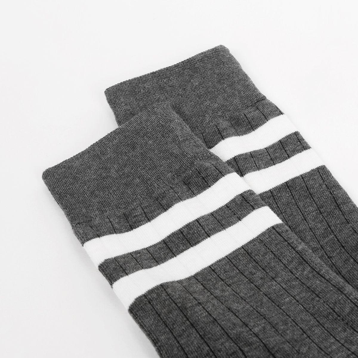 삭스에이(SOCKSA) [10PACK] 유니섹스 베이직 200N 투라인 골지 긴양말
