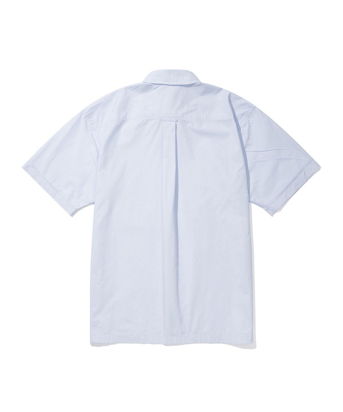 프로드셔츠(PRODESHIRT) [릴렉스]P-905 포플린 반팔 셔츠 (블루)