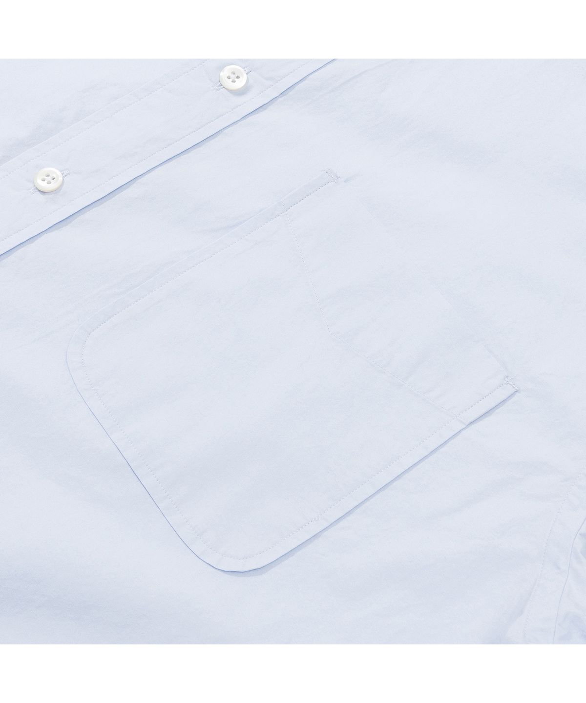 프로드셔츠(PRODESHIRT) [릴렉스]P-905 포플린 반팔 셔츠 (블루)