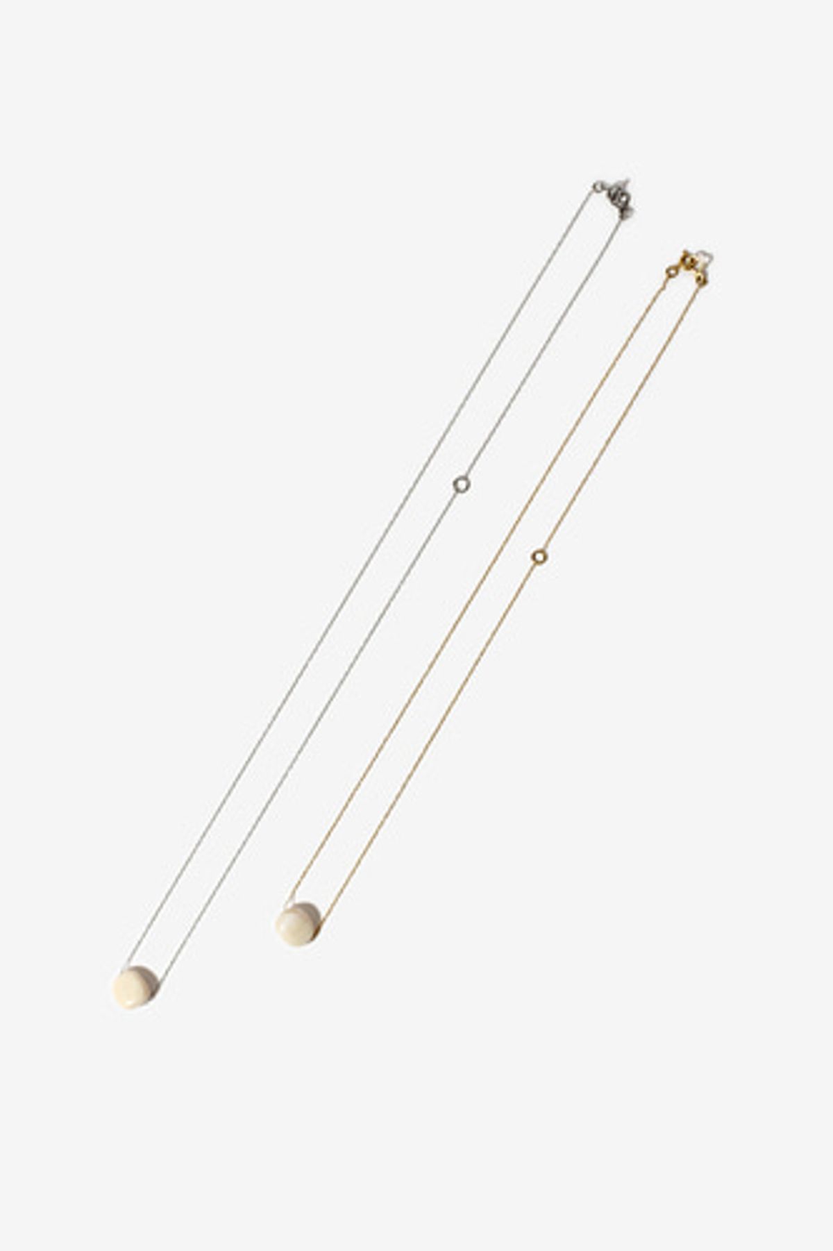 모드곤(MODGONE) 핑크오팔 심플목걸이 Pink Opal Simple Necklace