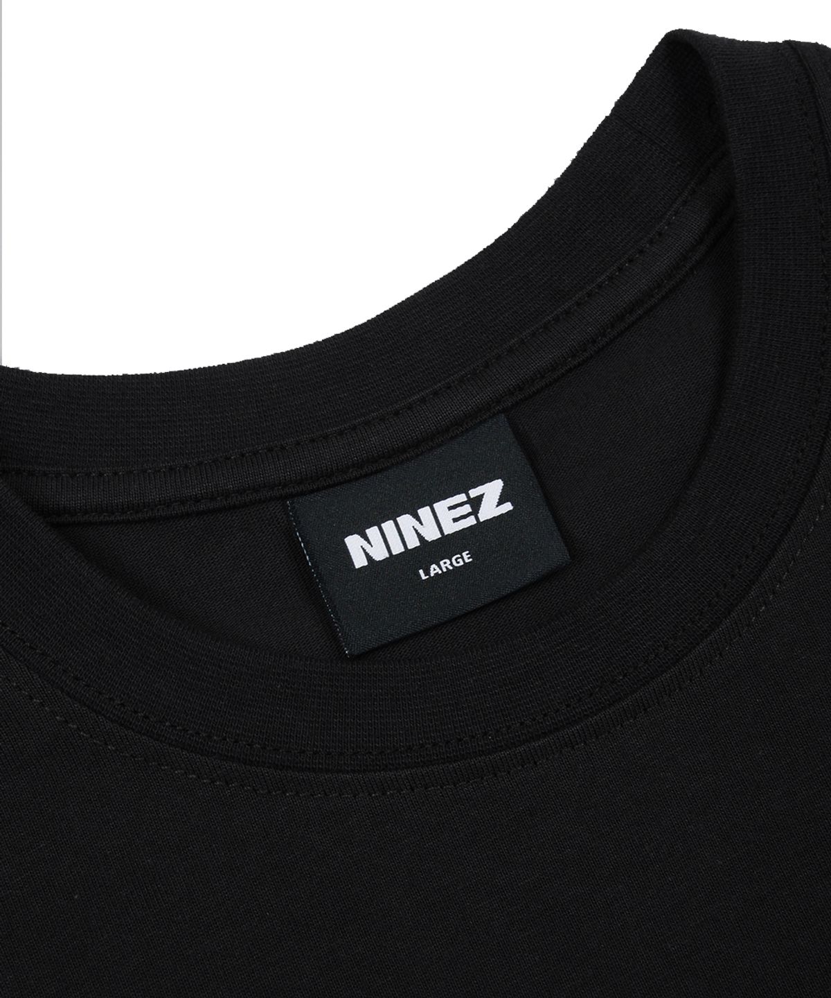 나인제트(NINEZ) 시그니처 코튼 슬림핏 티셔츠 NSTS02