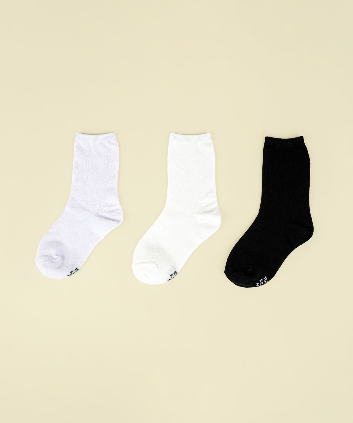 일오공칠(IL-O-GONG-CHIL) [3PACK] 1507 엄마랑 함께 키즈 삭스 - 밀크팩