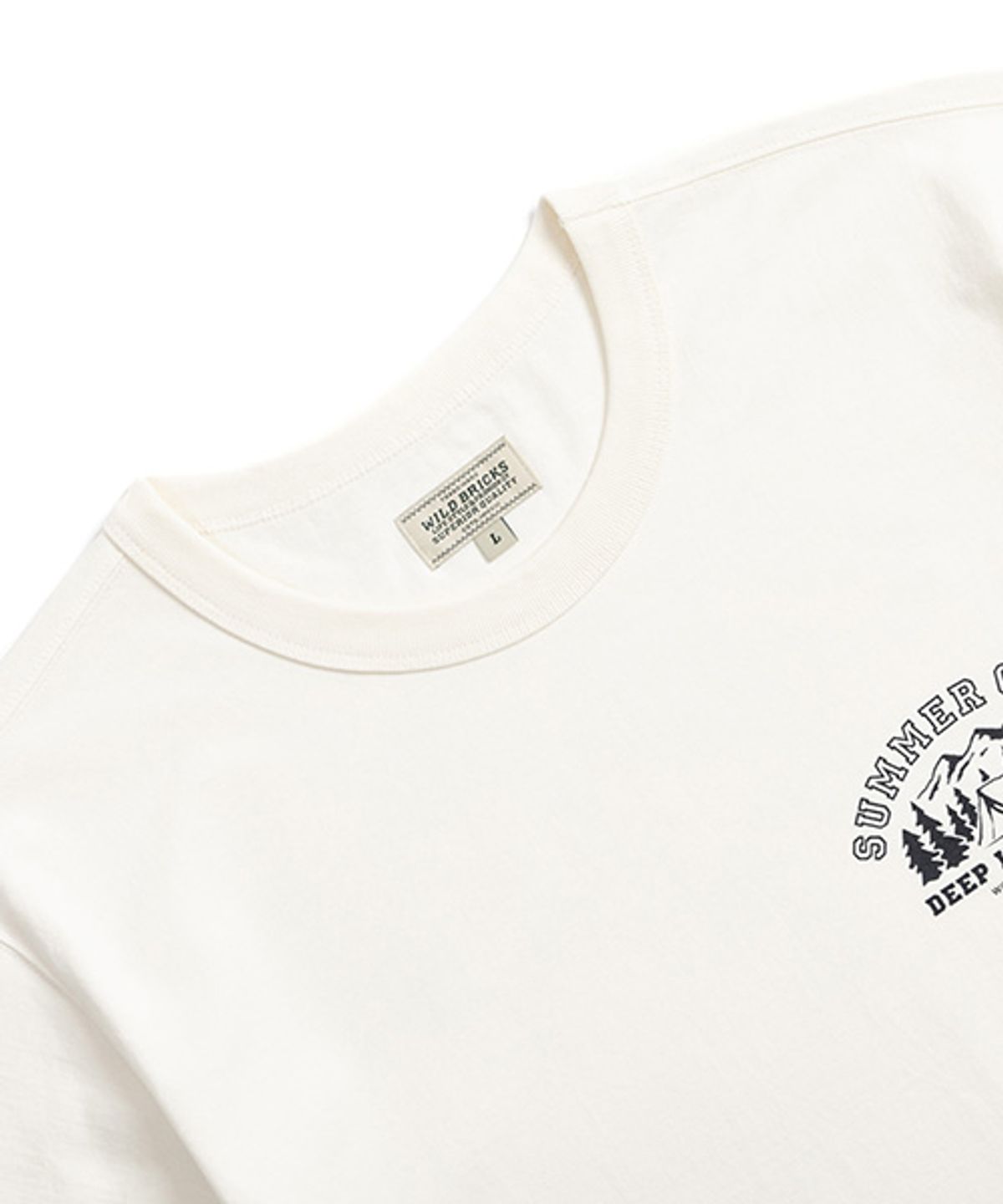 와일드 브릭스(WILD BRICKS) WB SUMMER CAMP T-SHIRT (ivory)