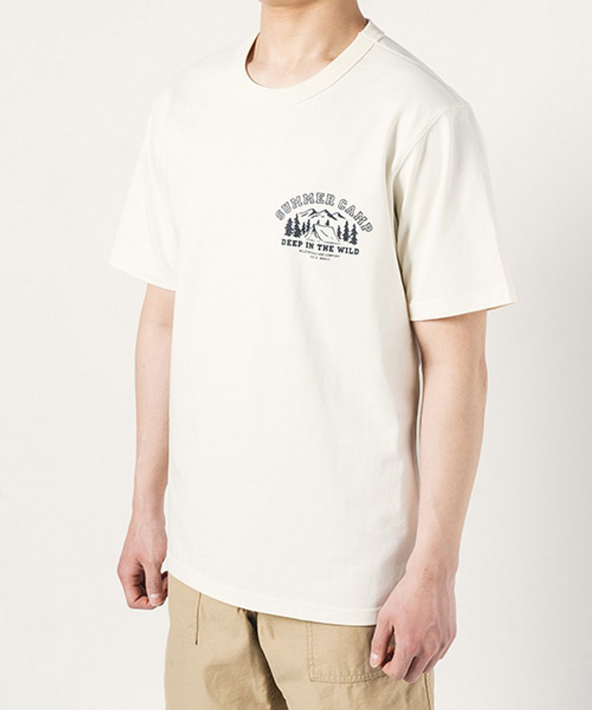 와일드 브릭스(WILD BRICKS) WB SUMMER CAMP T-SHIRT (ivory)