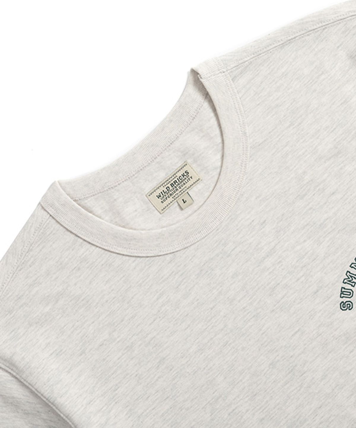 와일드 브릭스(WILD BRICKS) WB SUMMER CAMP T-SHIRT (oatmeal)