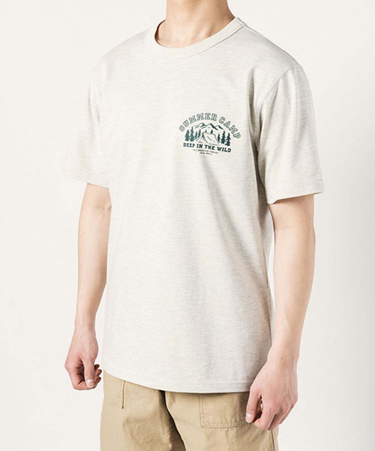 와일드 브릭스(WILD BRICKS) WB SUMMER CAMP T-SHIRT (oatmeal)