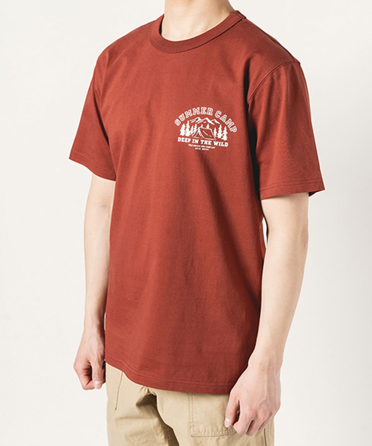 와일드 브릭스(WILD BRICKS) WB SUMMER CAMP T-SHIRT (brick)