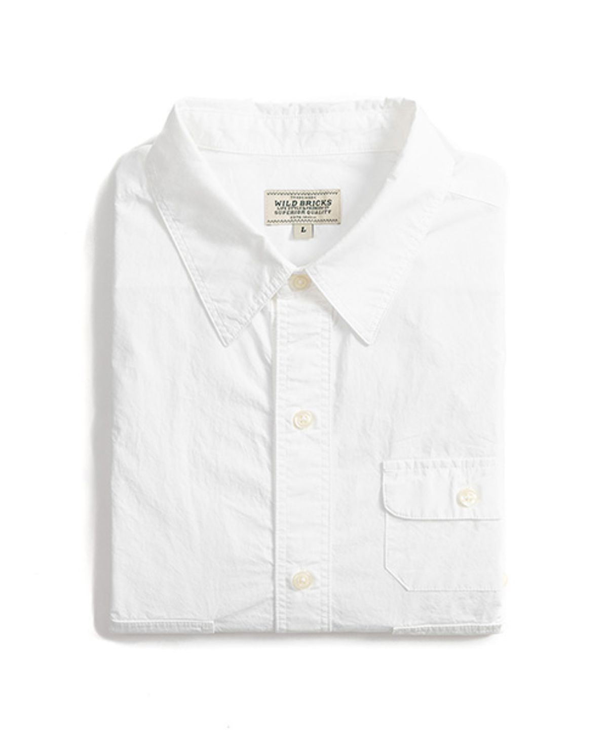 와일드 브릭스(WILD BRICKS) SC THREE-POCKET SCOUT SHIRT (white)