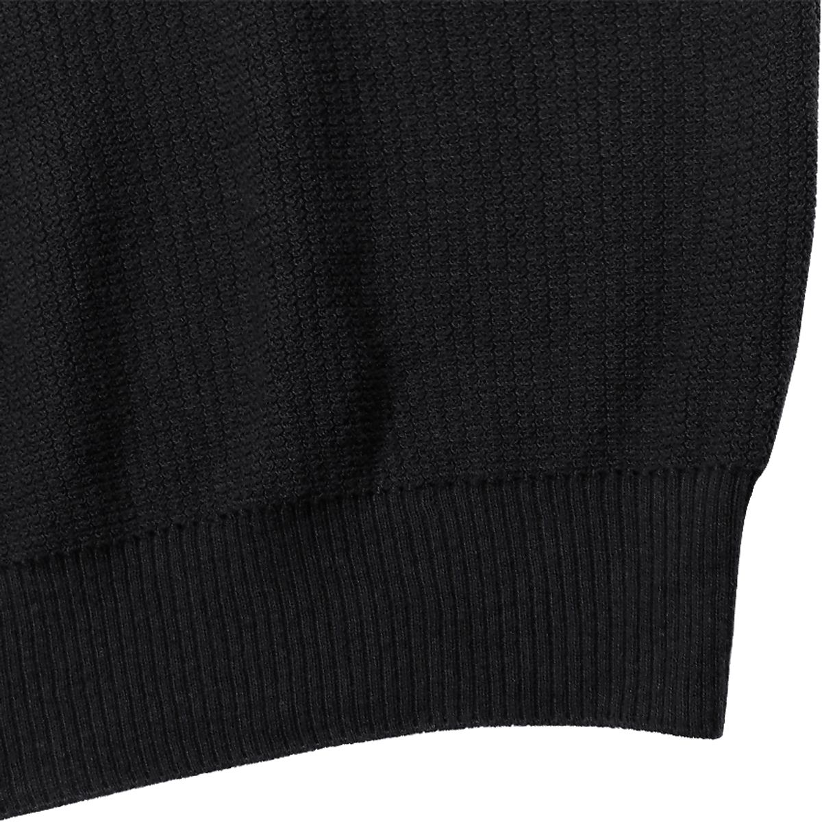 솔티(SORTIE) Texture Summer Polo Knit (Black)