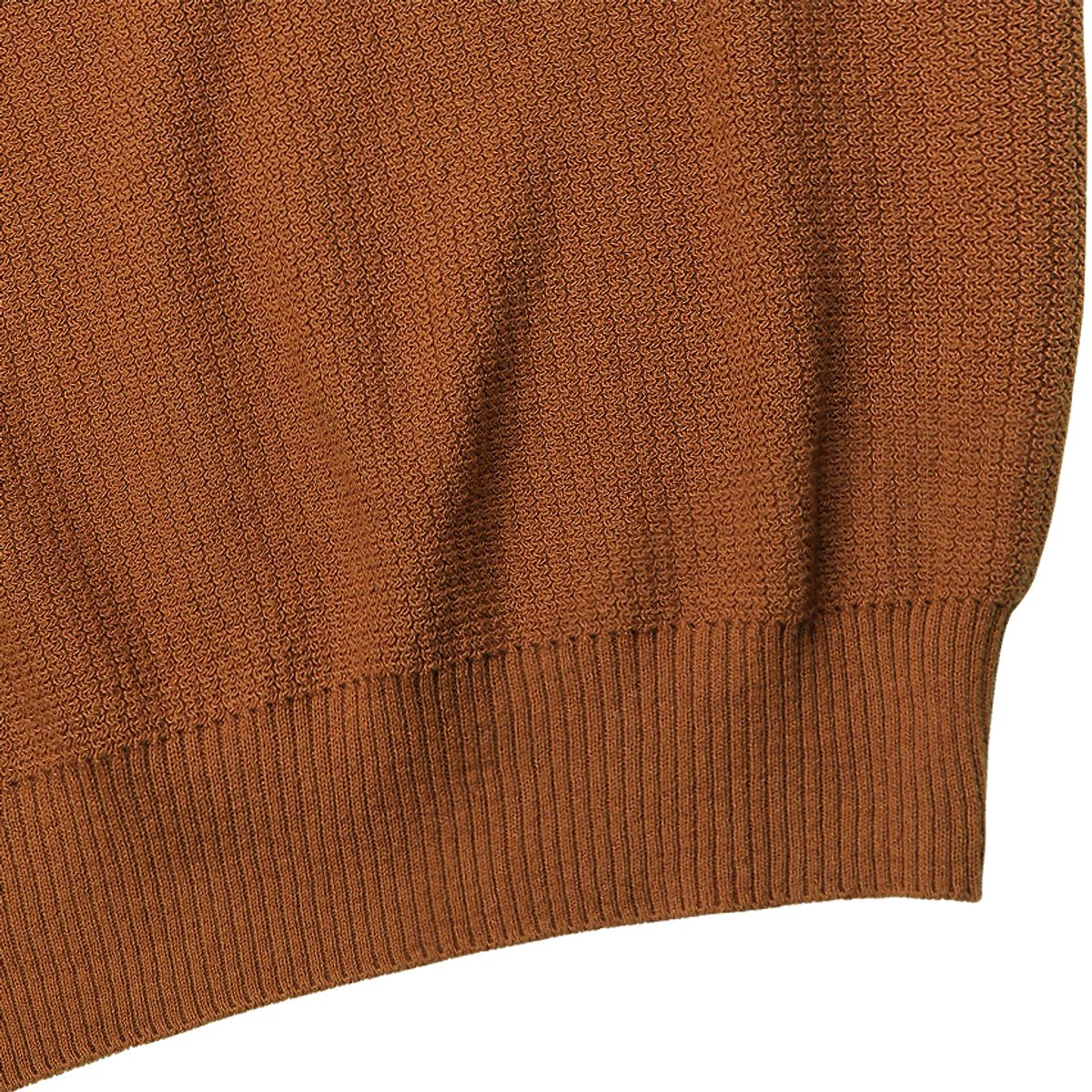 솔티(SORTIE) Texture Summer Polo Knit (Orange)