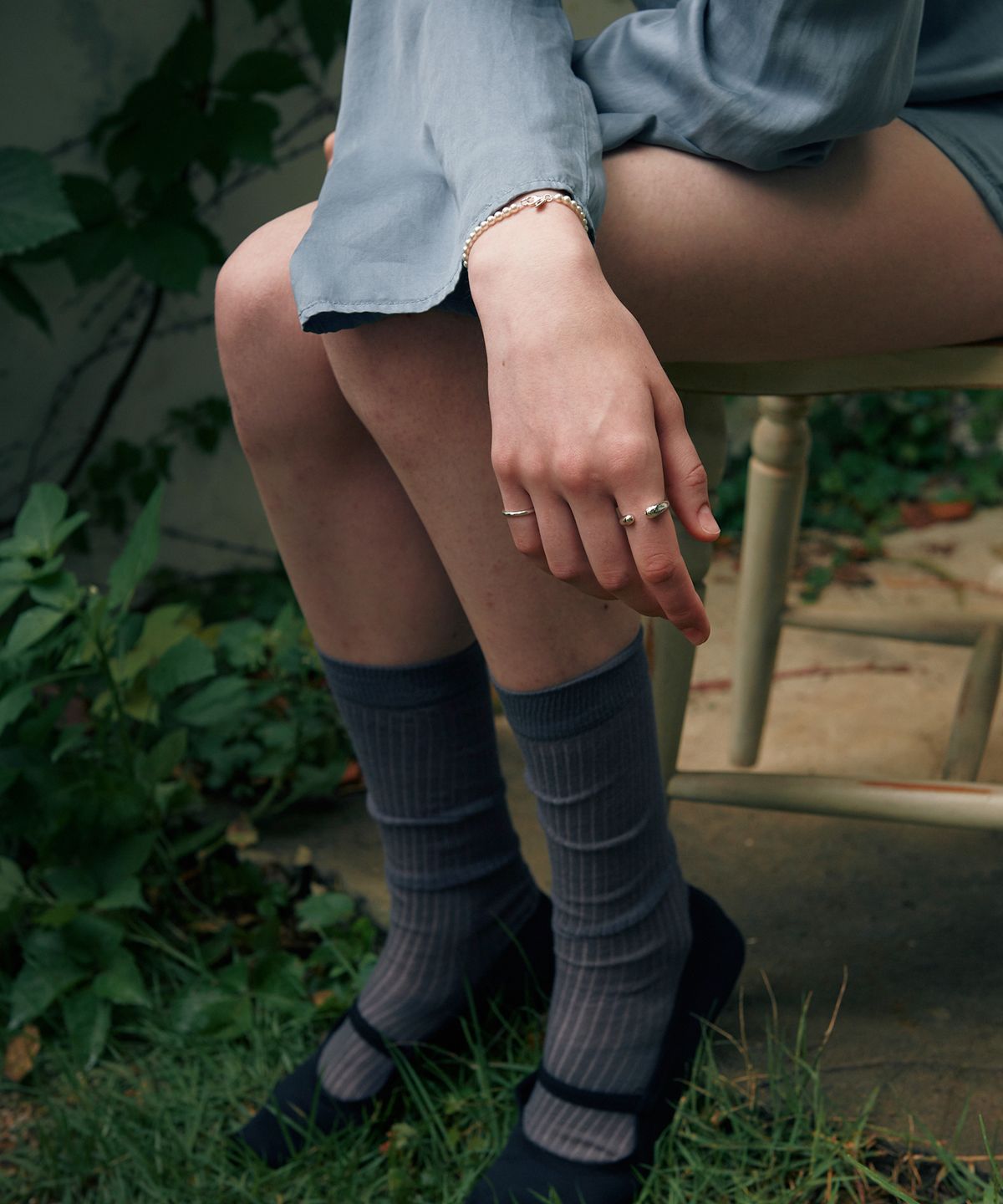 베흐트(VERTE) [925 silver] Cinq.silver.176 / epais ouvert ring