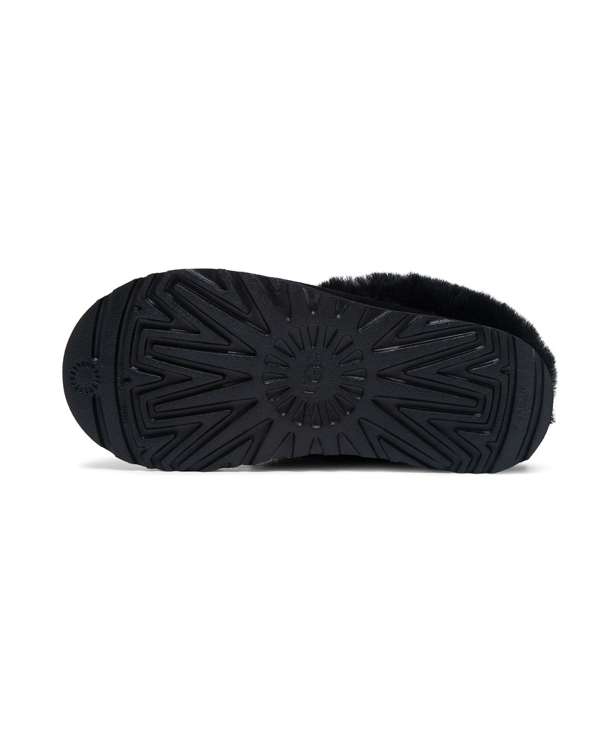 어그(UGG) [WOMEN] 퍼 카라 스웨이드 슬립온 슈즈 (타제트) - 블랙 / 1134810BLK