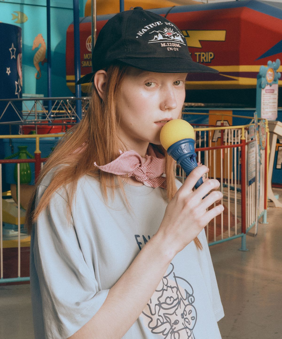 엔오르(EN OR) NATIVE FOREST ENOR BALL CAP - NAVY