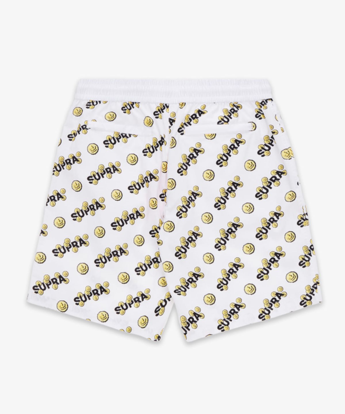수프라(SUPRA) COIN MONOGRAM SHORTS WHITE