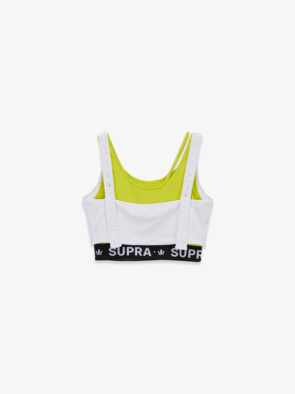 수프라(SUPRA) 로고 우먼스 레이어드 브라탑