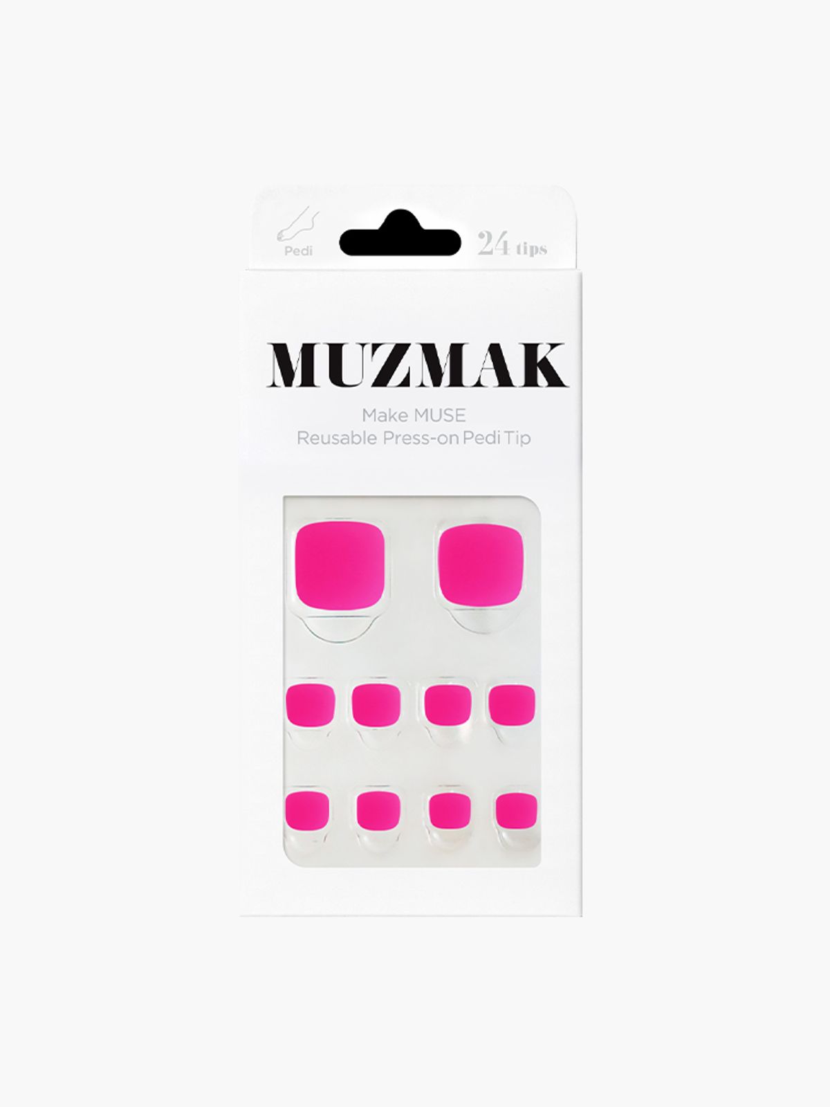 뮤즈마크(MUZMAK) 리유저블 페디팁 펑키 푸시아(페디)