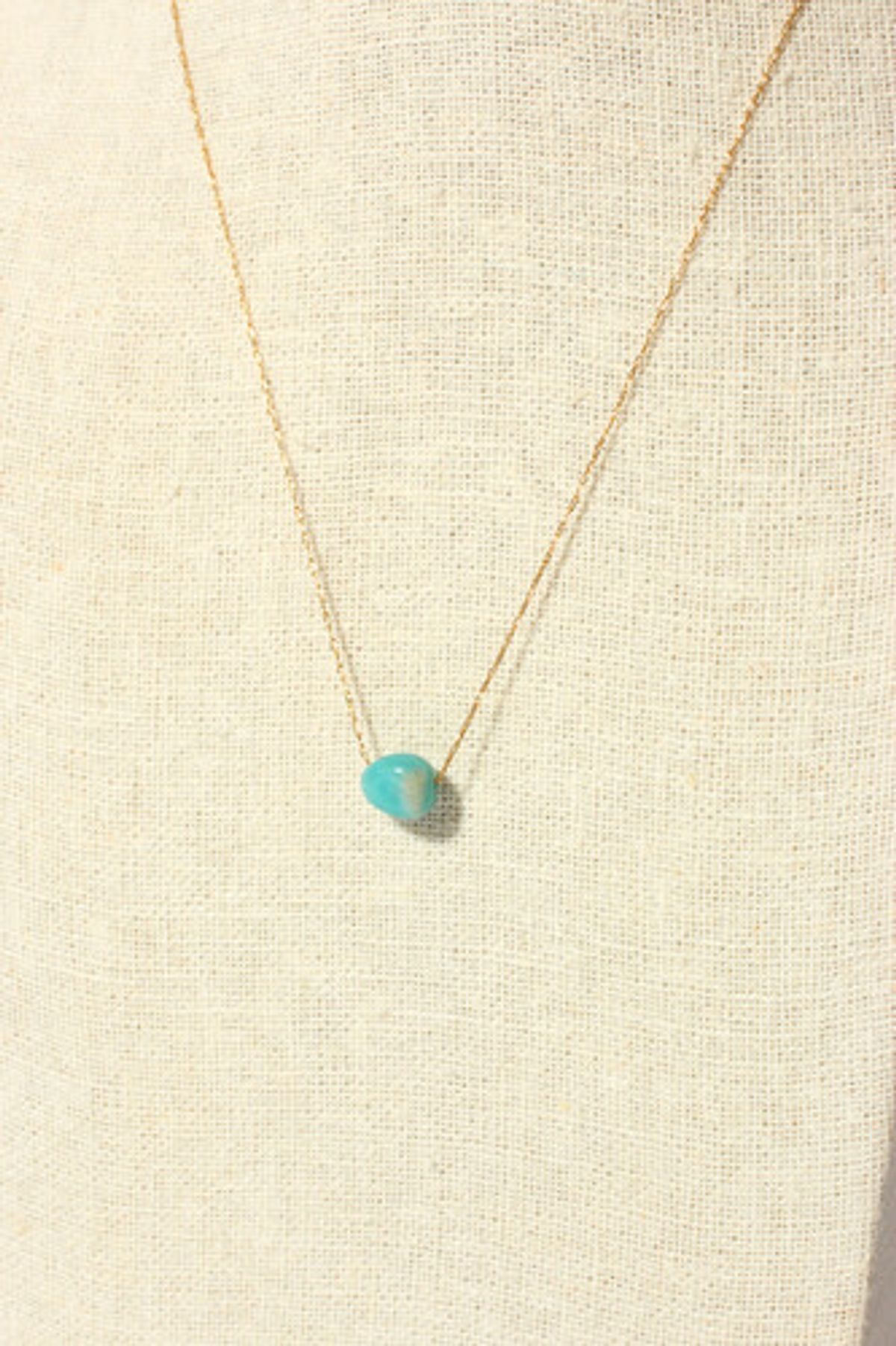 모드곤(MODGONE) 아마조나이트 심플목걸이 Amazonite Simple Necklace