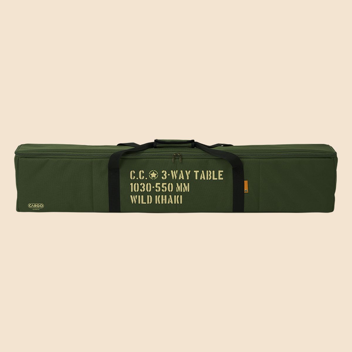 카고 컨테이너(CARGO CONTAINER) 3-WAY 테이블 (카키)