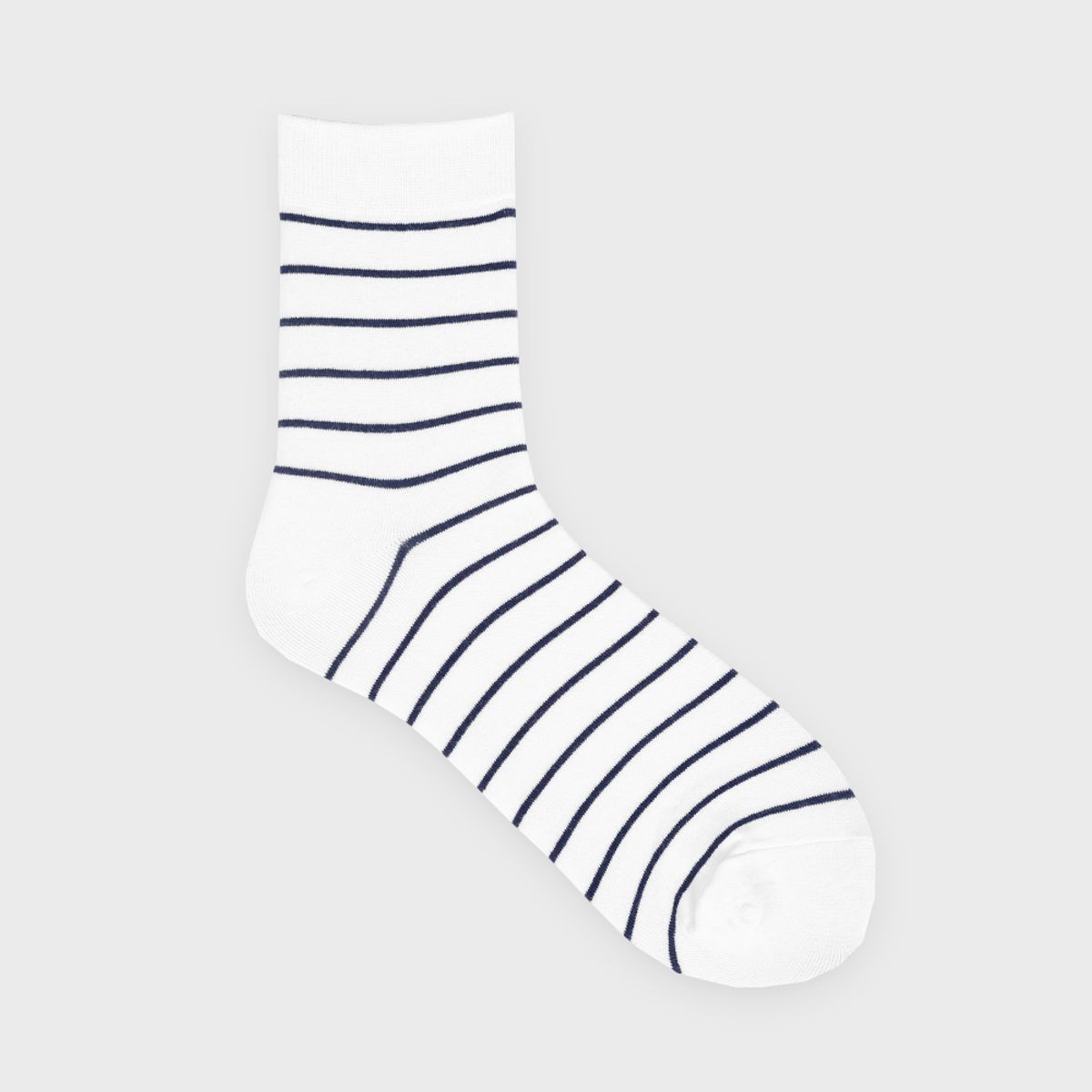 삭스에이(SOCKSA) [10PACK] 베이직 200N 심플링글 스트라이프 긴양말