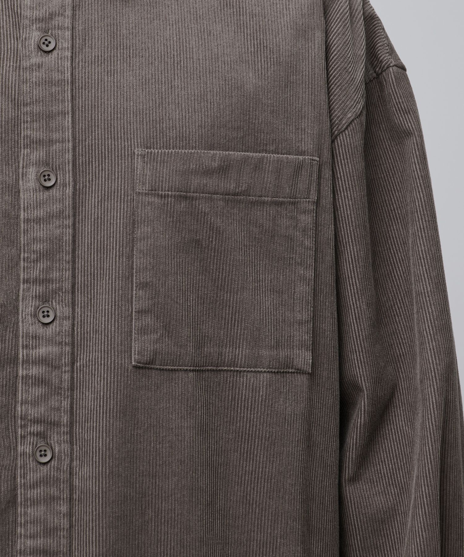 MUSINSA | MUSINSA STANDARD Oversized Corduroy Shirt [Top]